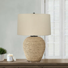 Load image into Gallery viewer, Lighting, Table Lamp, Rattan, Resin, Transitional - Beige