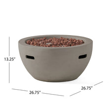 Load image into Gallery viewer, Bowl Shaped Propane Fire Pit 40000 Btu