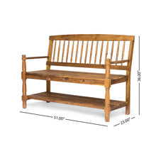 Load image into Gallery viewer, Imperial - Bench With Built In Shelf