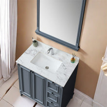 Load image into Gallery viewer, Elegant Bathroom Vanity Top With Rectangular Ceramic Sink And Backsplash