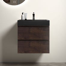 Load image into Gallery viewer, Alice - Bathroom Vanity Wall Mounted With Sink, Large Storage Floating Bathroom Vanity For Modern Bathroom, One-Piece Sink Basin Without Drain And Faucet