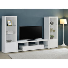 Load image into Gallery viewer, Lance - 3 Piece TV Entertainment Center With Shelves - Gloss White
