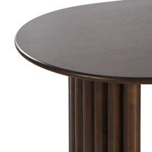 Load image into Gallery viewer, 67" Solid Wood Double Pedestal Base Oval Dining Table - Walnut