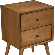 Load image into Gallery viewer, Century Modern Wood 2 Drawer Nightstand - Brown
