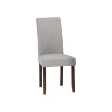 Load image into Gallery viewer, Wood Dining Parsons Chairs (Set of 2) - Gray / Dark Brown