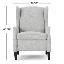 Load image into Gallery viewer, Westeros Wing Back Fabric Upholstered Recliner