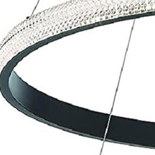 Load image into Gallery viewer, Candle Style Four Light Metal LED Dimmable Chandelier - Black