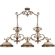Load image into Gallery viewer, 21" 3 Light Metal Dimmable Chandelier With Shades - Bronze