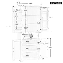 Load image into Gallery viewer, Bathroom Storage Cabinet With Doors And Drawer, Adjustable Shelf