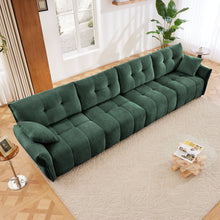 Load image into Gallery viewer, Modern Sofa & Pillows, Textured Cover, High Rebound Cushions