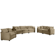 Load image into Gallery viewer, Elegant Oversized Sectional Sofa Set With Deep Seats And Flexible Layout