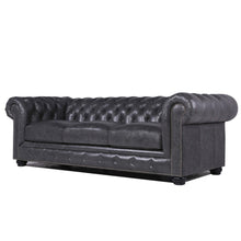 Load image into Gallery viewer, Traditional Tufted Chesterfield Nailhead Sofa