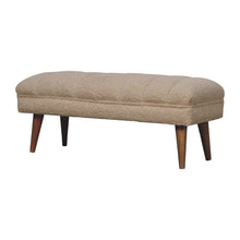 Load image into Gallery viewer, Puffer Bench - Beige