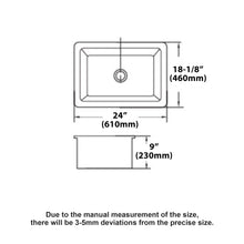 Load image into Gallery viewer, Rectangular Deep Single Bowl Kitchen Sink