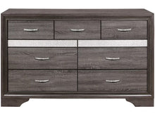 Load image into Gallery viewer, Wood Nine Drawer Double Dresser - Gray
