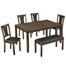 Load image into Gallery viewer, Modern Dining Table Set With Upholstered Chairs