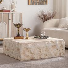 Load image into Gallery viewer, Square Coffee Table Design Living Room Office Furniture - Light Beige