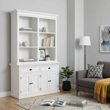 Load image into Gallery viewer, Adjustable Four Tier Bookcase (397122) - White