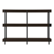 Load image into Gallery viewer, Frame Console Table With Three Shelves - Brown / Brown