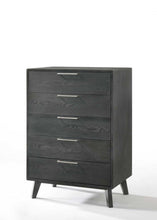 Load image into Gallery viewer, Solid Wood Five Drawer Chest - Gray Wash
