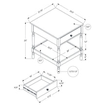 Load image into Gallery viewer, Accent - Table, 2 Tier, Square, Traditional - Walnut