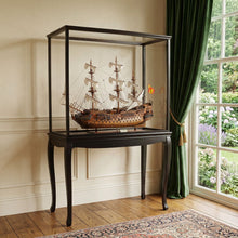 Load image into Gallery viewer, Hand Painted San Felipe Large Floor Display Model Boat - Brown