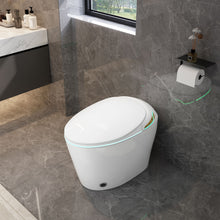 Load image into Gallery viewer, Unique Smart Toile With Built In Bidet, Auto Open / Close Seat, Foot Sensor, LED Display, Night Light, Warm Water & Dryer Ceramic