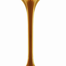 Load image into Gallery viewer, 40" Rounded Marble And Metal Pedestal Base Dining Table - Gold