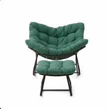 Load image into Gallery viewer, Egg Rocking Chair With Ottoman