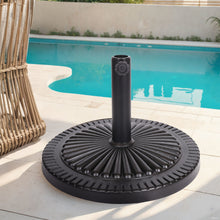 Load image into Gallery viewer, Resin Umbrella Base - Black Rock