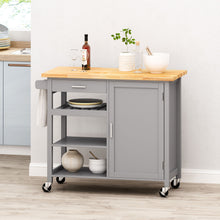 Load image into Gallery viewer, Contemporary Design Kitchen Cart With Wheels