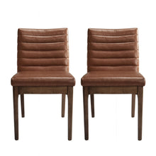 Load image into Gallery viewer, Upholstered Dining Chairs With Rubber Legs (Set of 2)