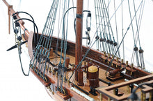 Load image into Gallery viewer, Hand Painted 1862 CSS Alabama Model Boat - Brown