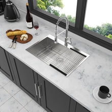 Load image into Gallery viewer, Stainless Steel Drop In Kitchen Sink, Topmount