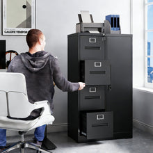 Load image into Gallery viewer, Storage Vertical Filing Cabinet With Lock