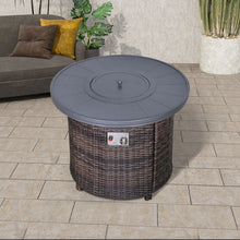 Load image into Gallery viewer, Outdoor Fire Pit Table With Lid