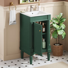 Load image into Gallery viewer, French Style Bathroom Cabinet With Sink, Adjustable Shelf