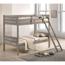 Load image into Gallery viewer, Brenton - Twin Over Twin Bunk Bed With Ladder - Taupe