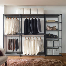 Load image into Gallery viewer, Monica - Walk-In Closet System With Spacious Drawer - Gray