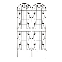 Load image into Gallery viewer, Metal Garden Trellis Rustproof Trellis For Climbing Plant Outdoor Flower Support