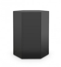 Load image into Gallery viewer, 17" High Gloss Manufactured Wood Hexagon End Table - Gray
