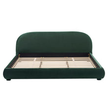 Load image into Gallery viewer, Upholstered Simple Modern Bedroom Bed With Curved Headboard