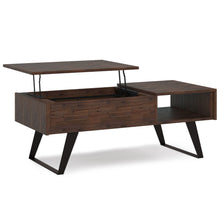 Load image into Gallery viewer, Lowry - Lift Top Coffee Table - Distressed Charcoal Brown