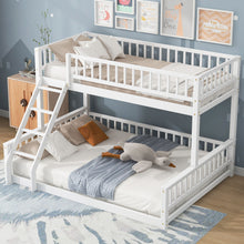 Load image into Gallery viewer, Bunk Bed With Ladder And Guardrails