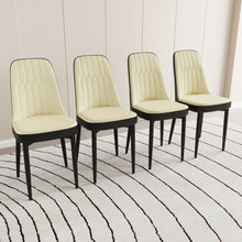 Load image into Gallery viewer, Modern Dining Chair With Cushions And Metal Legs