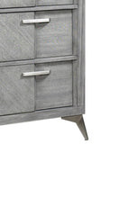 Load image into Gallery viewer, 5 Drawer Chest Book Matched Veneers - Gray