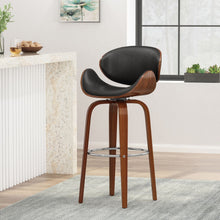 Load image into Gallery viewer, Lumos - Mid Century Modern Upholstered Swivel Barstool