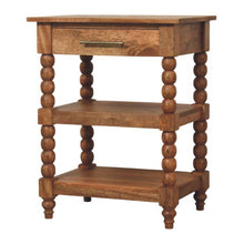 Load image into Gallery viewer, Solid Wood Wood End Table With Drawer Shelf (719335) - Brown