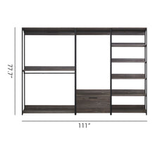 Load image into Gallery viewer, Monica - Walk-In Closet System, Modular Design - Rustic