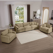 Load image into Gallery viewer, Elegant Oversized Sectional Sofa Set With Deep Seats And Flexible Layout